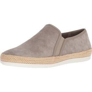 Vince Acker Suede Espadrille Slip On Sneaker Light Woodsmoke Women's US 6.5M